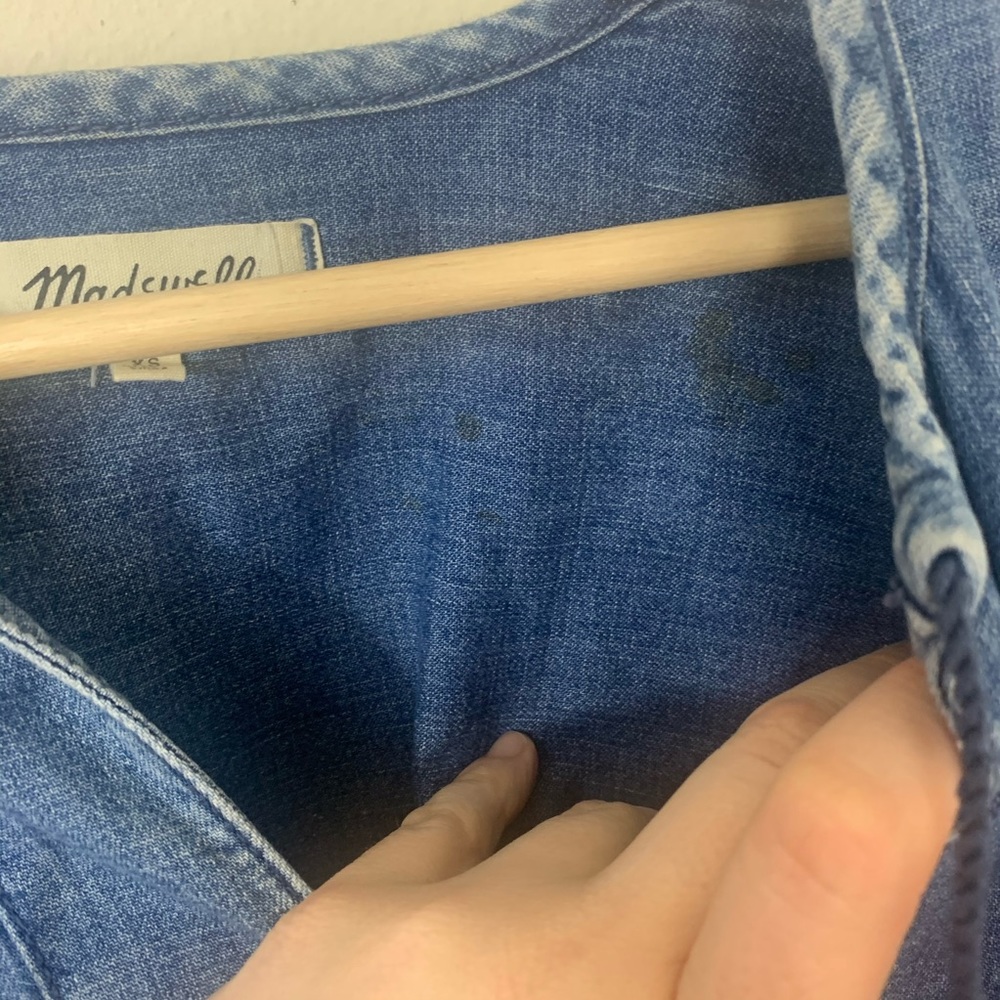 Madewell Denim Artiste Tunic Dress - Picture 8 of 8